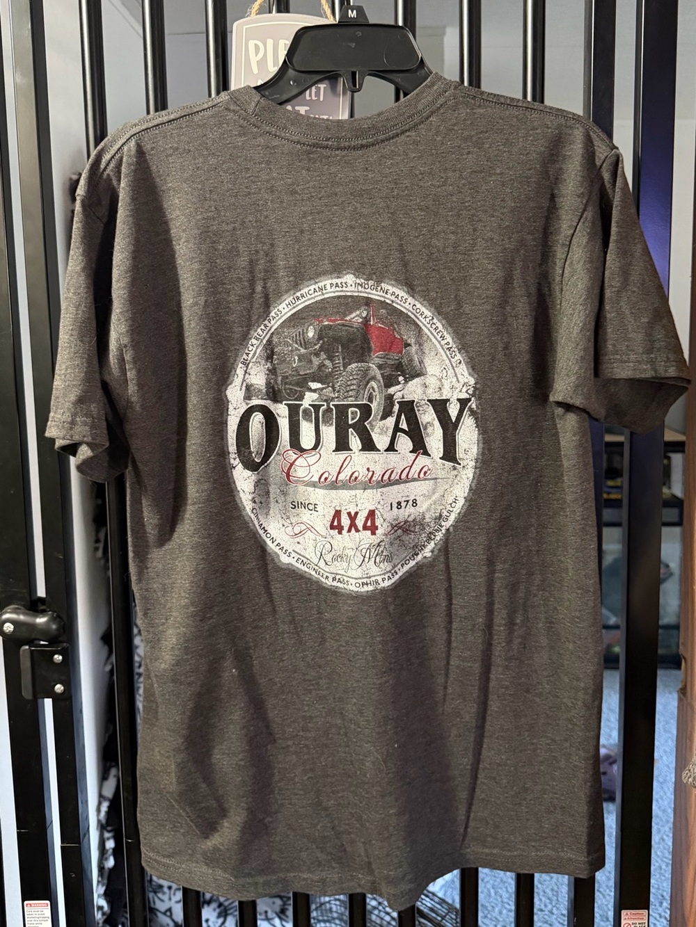 Ouray Colorado 4x4 Graphic Tee - Dark Gray